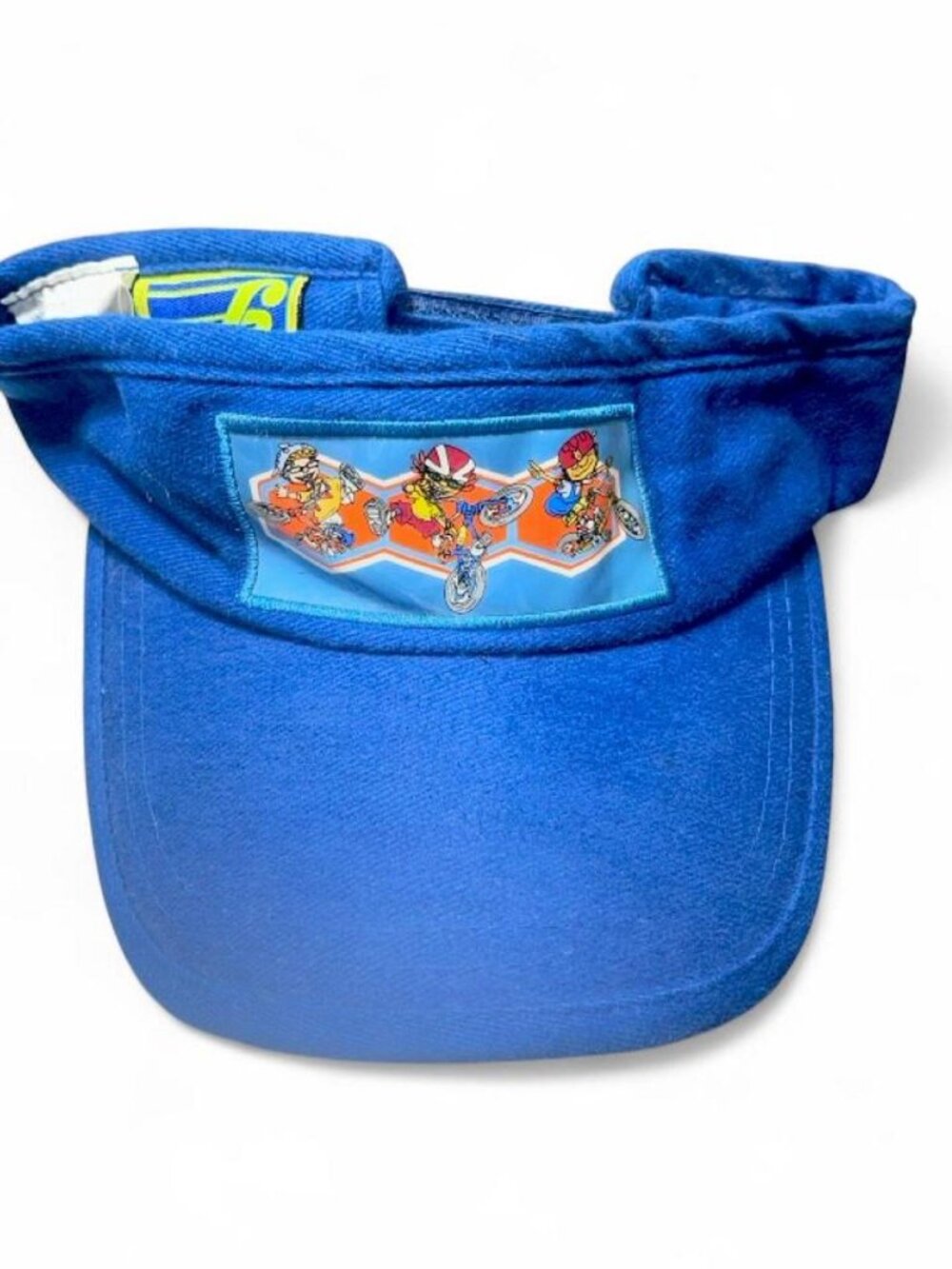 Vintage Nickelodeon Rocket Power Blue BMX Skate Visor Hat